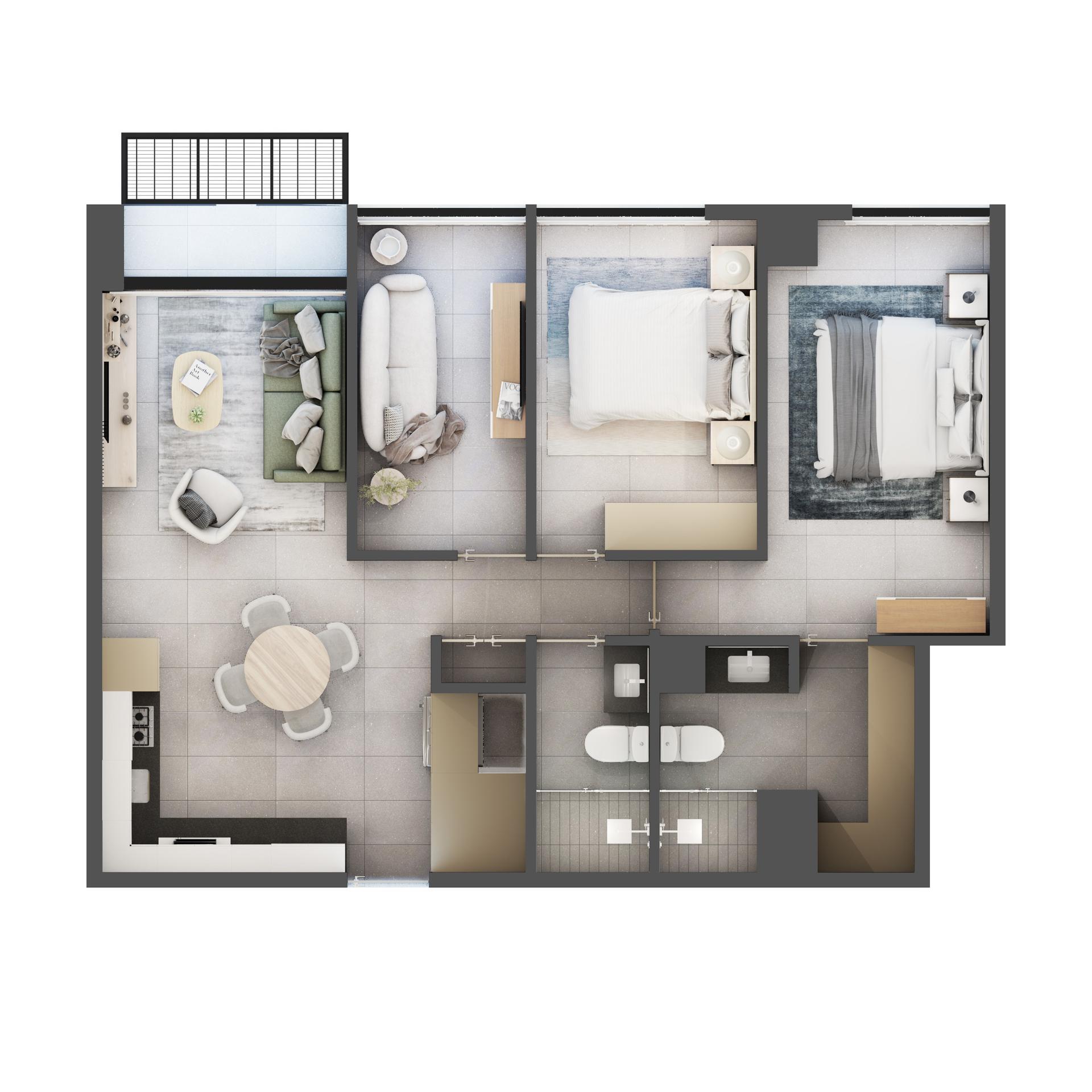 PREVENTA 2 RECÁMARAS + ALCOBA - XELOZÍA CD GRANJA