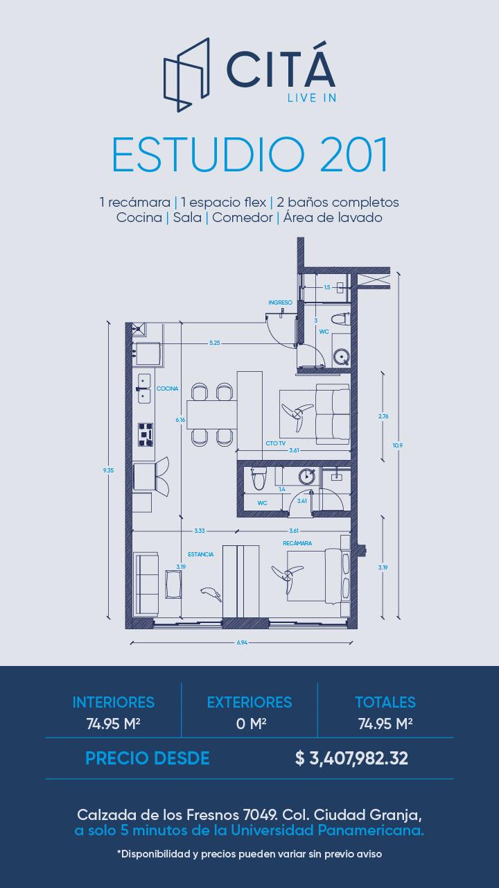 ESTUDIO EN CD GRANJA - CITÁ LIVE IN 👍🏻