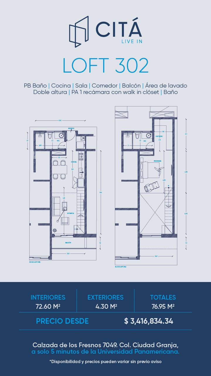 ESPECTACULAR LOFT EN CD GRANJA - CITÁ LIVE IN 🌳