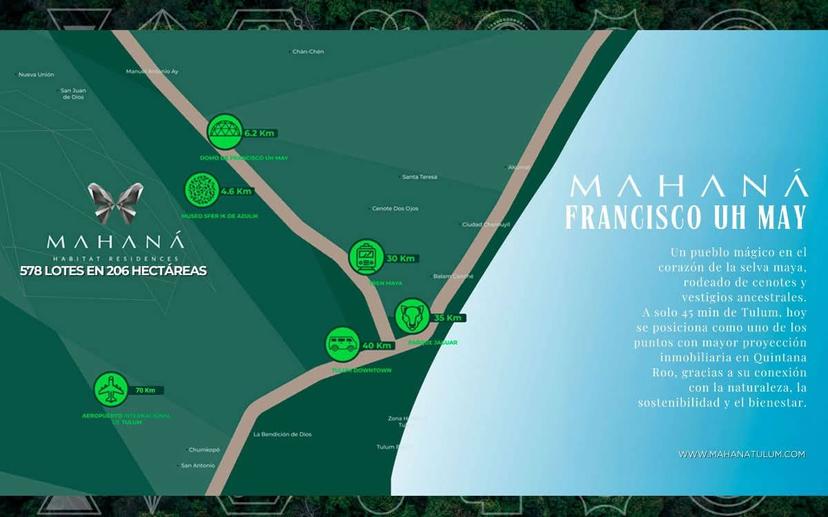 Lote en Uh May Mahaná  4