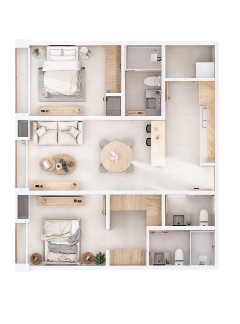 DEPA BOUTIQUE DE 2 RECÁMARAS EN PROVIDENCIA 2